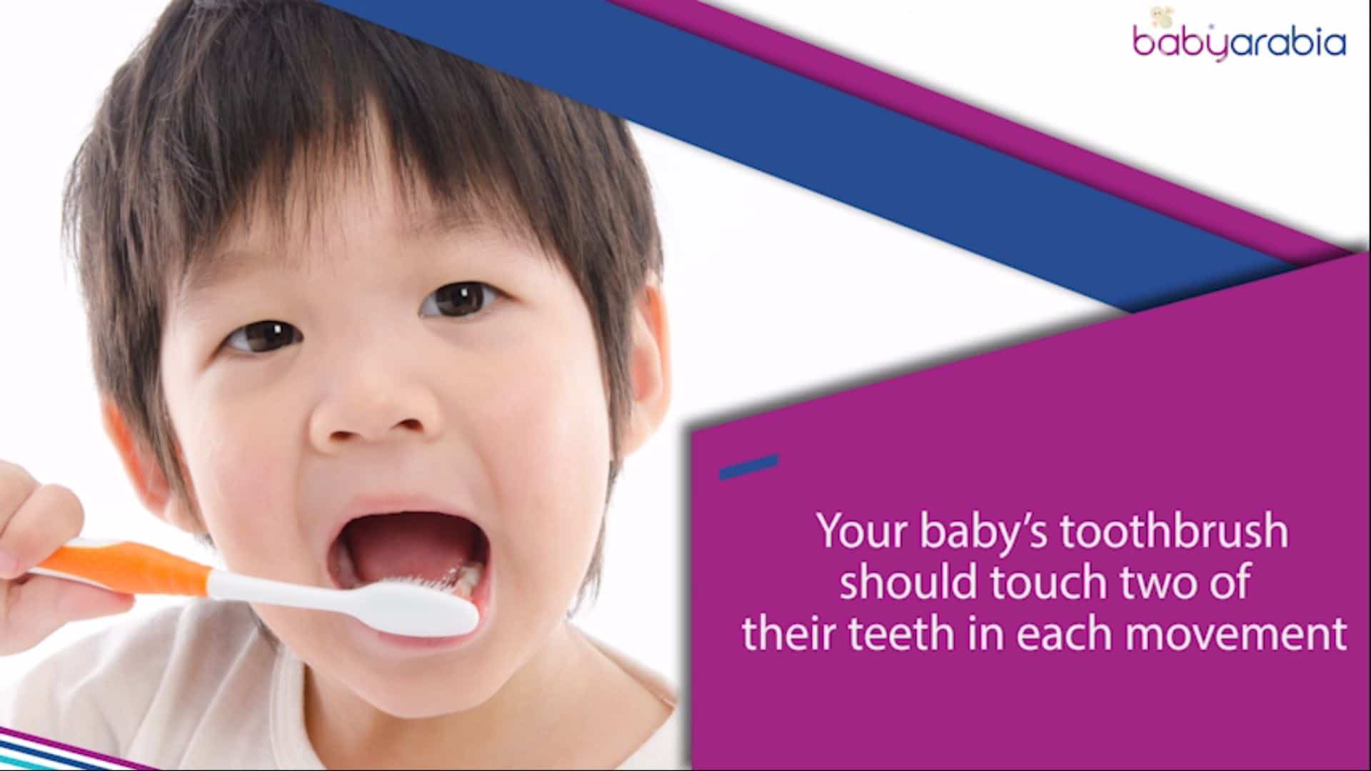 How to choose your baby's first toothbrush? Baby Arabia